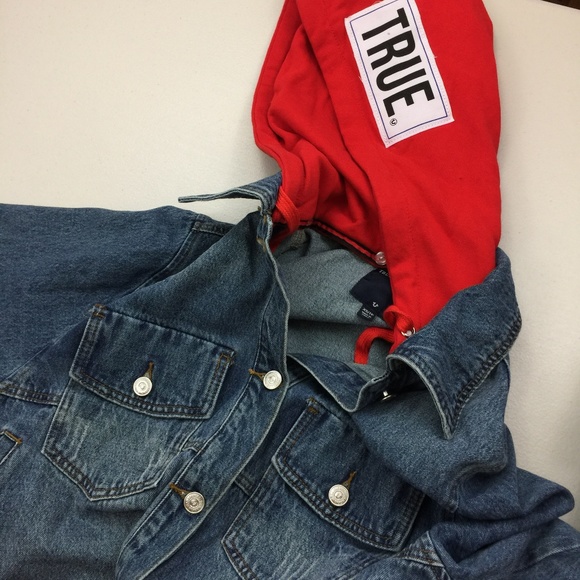 red true religion denim jacket